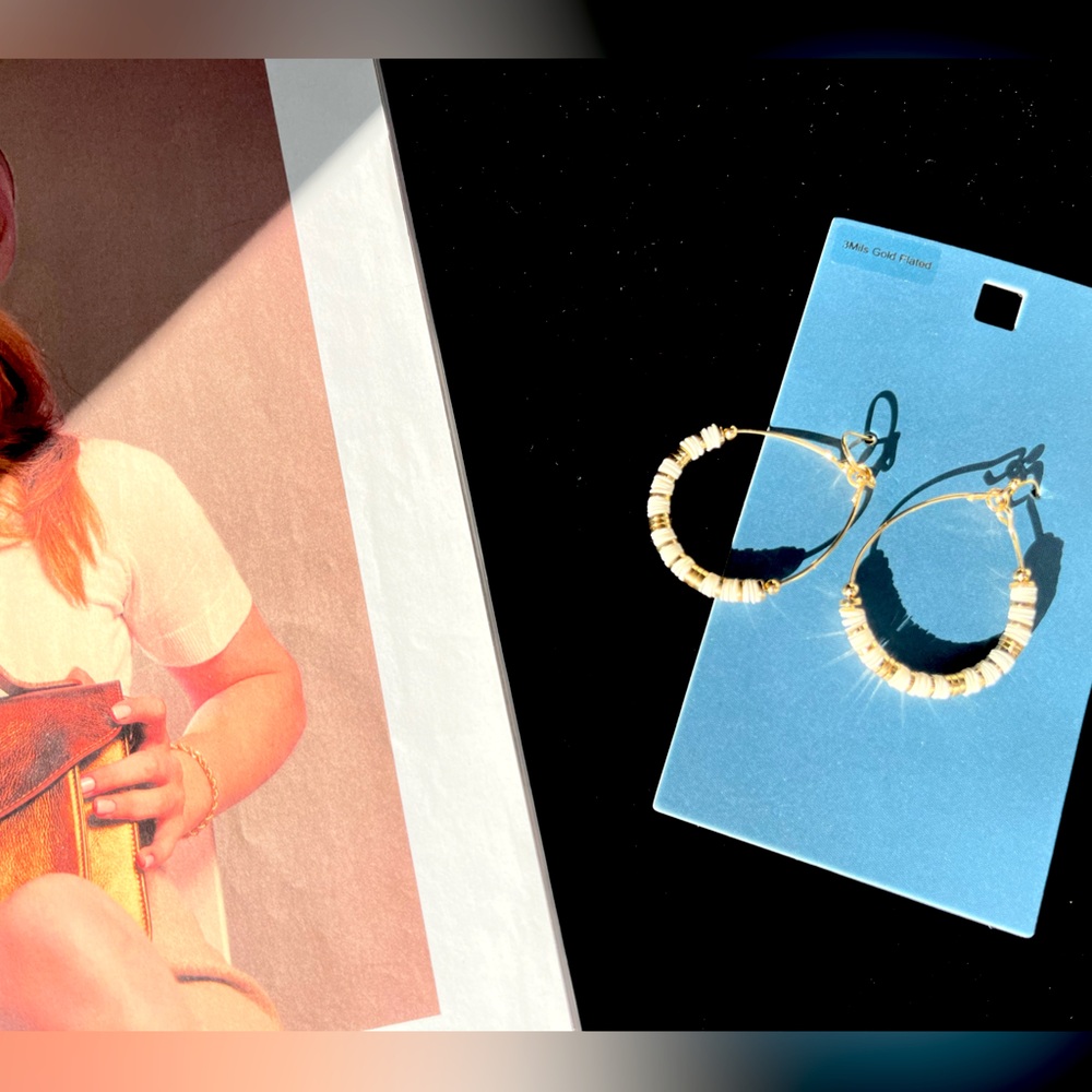 3mils 14K Gold Plated Designer earrings